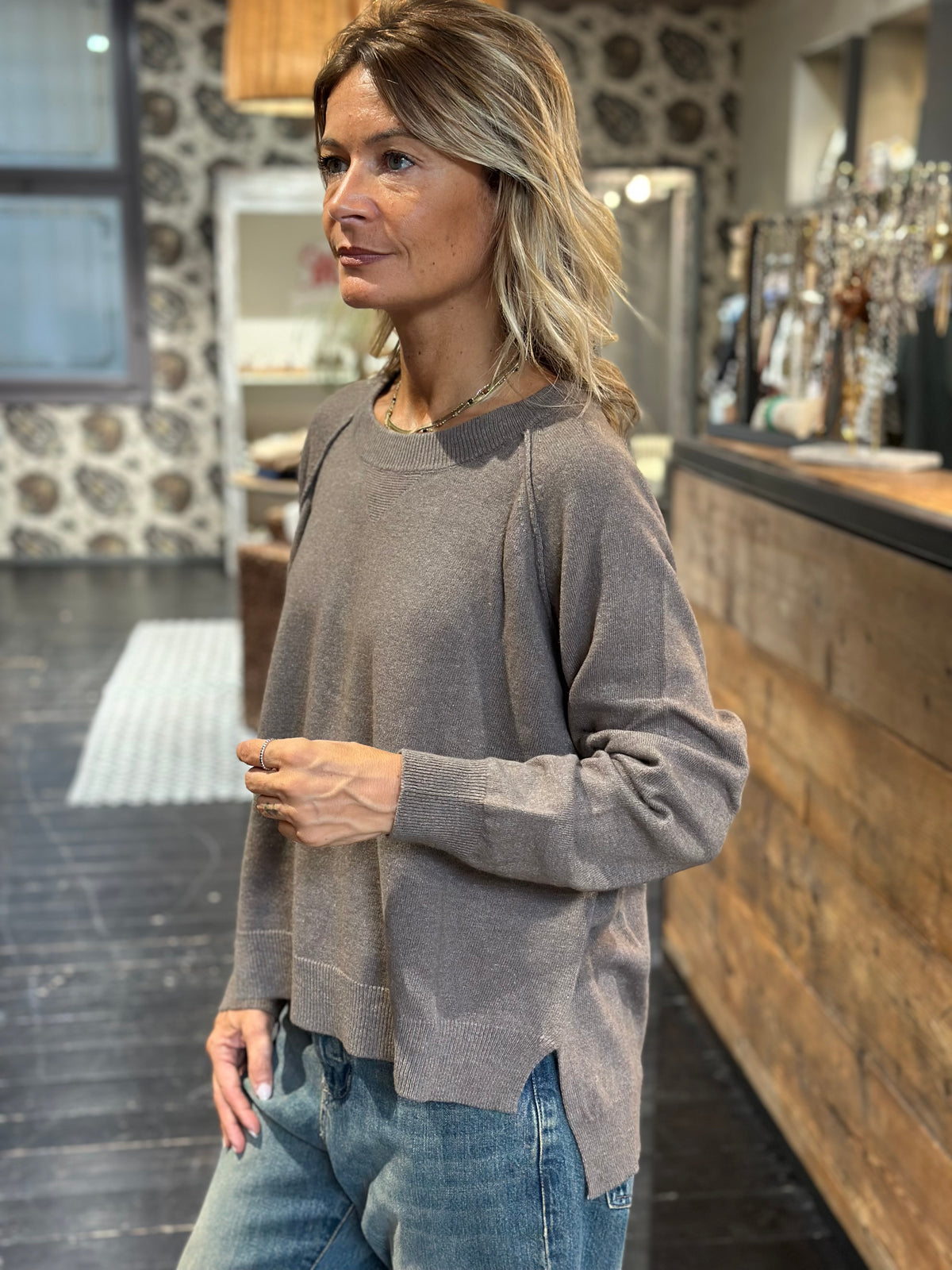 Maglia Girocollo Fango _ Karma