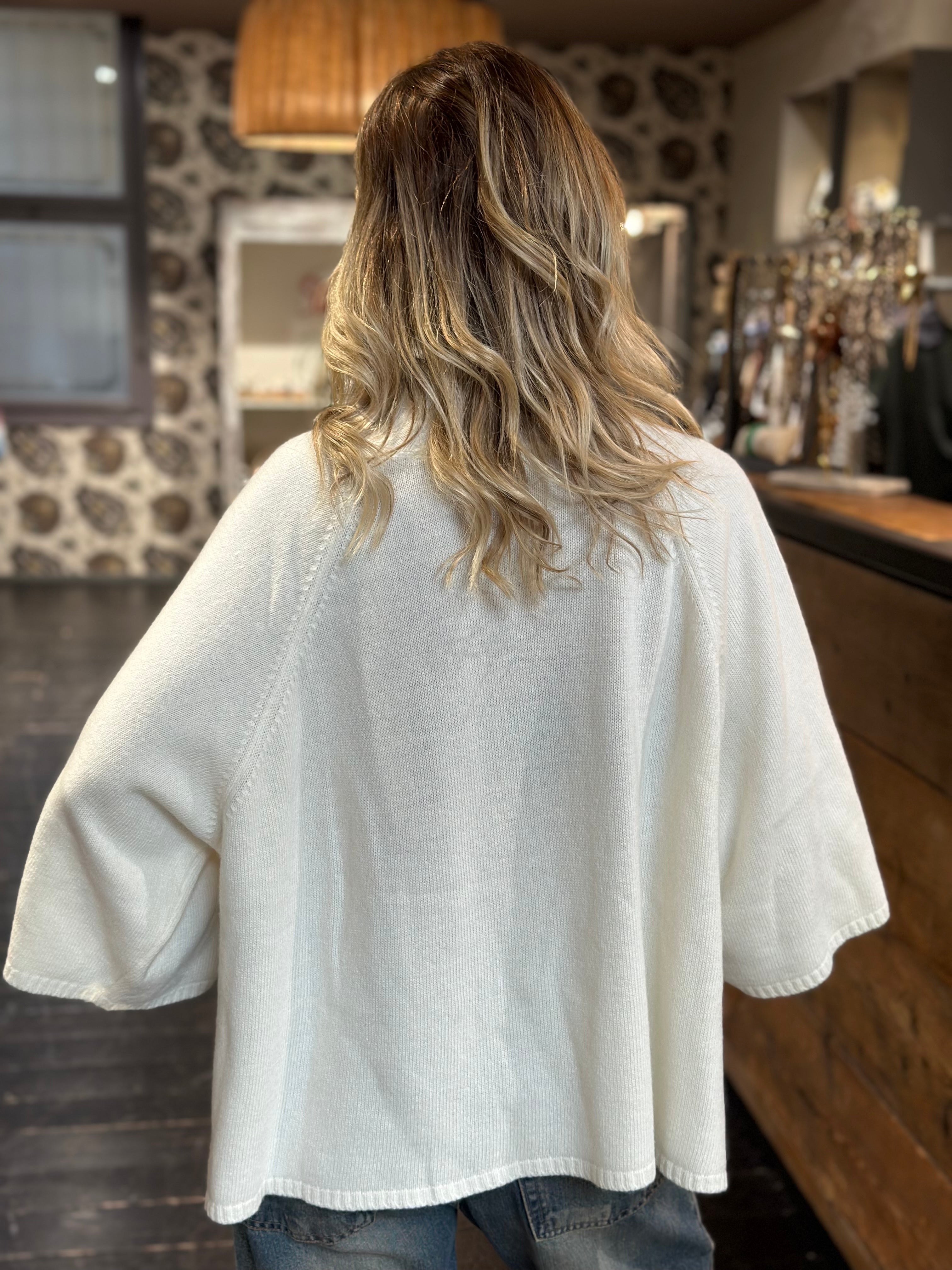 Maglia  Mezzo Collo Panna _ Karma