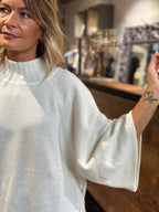 Maglia  Mezzo Collo Panna _ Karma