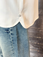 Camicia Girocollo Latte _ Ottod'Ame