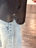 Camicia Girocollo Nero _ Ottod'Ame