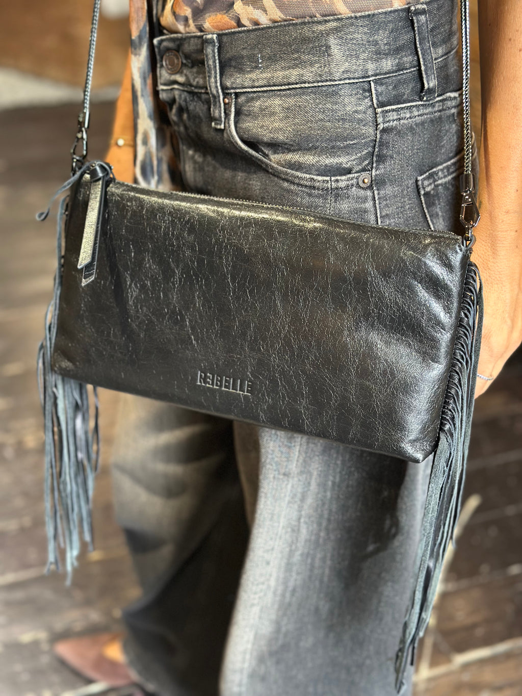 Naomy Fringes Black _ Rebelle