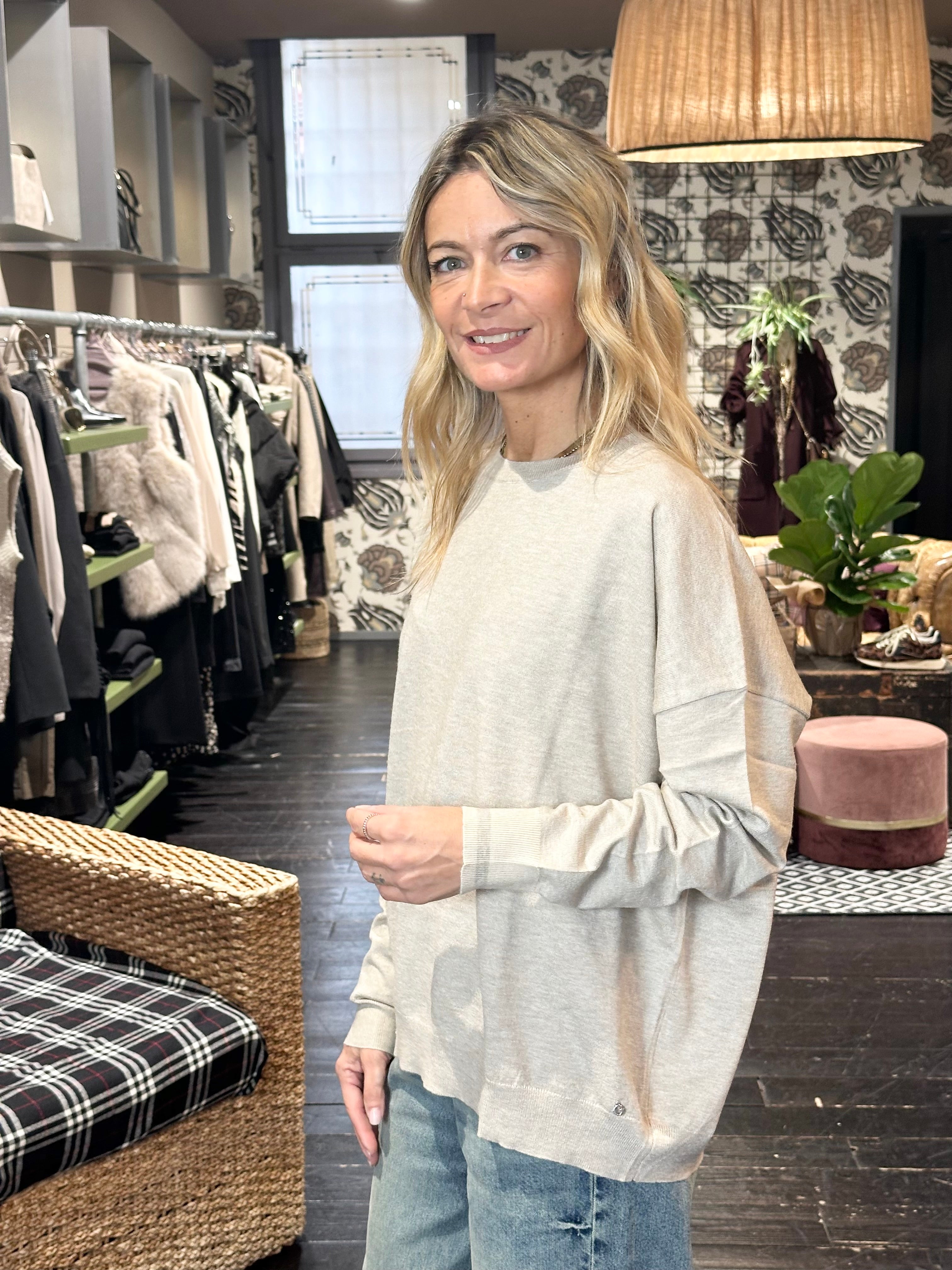 Maglia Girocollo Corda _ Ottod'Ame