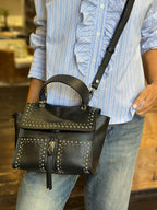 Chloe Satchel Nero _ Rebelle