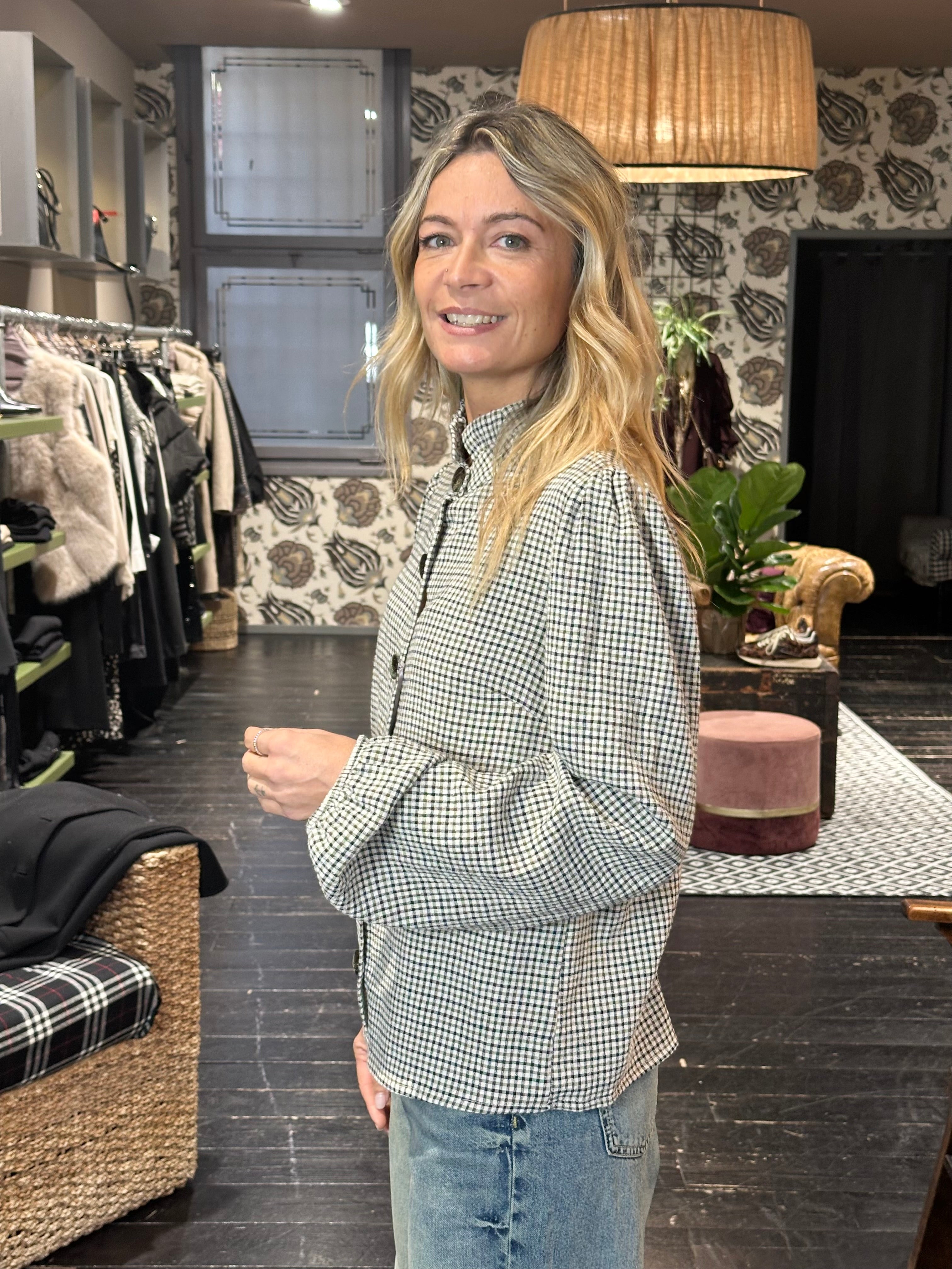 Camicia Romantica Verde_ MI.LE. for soku