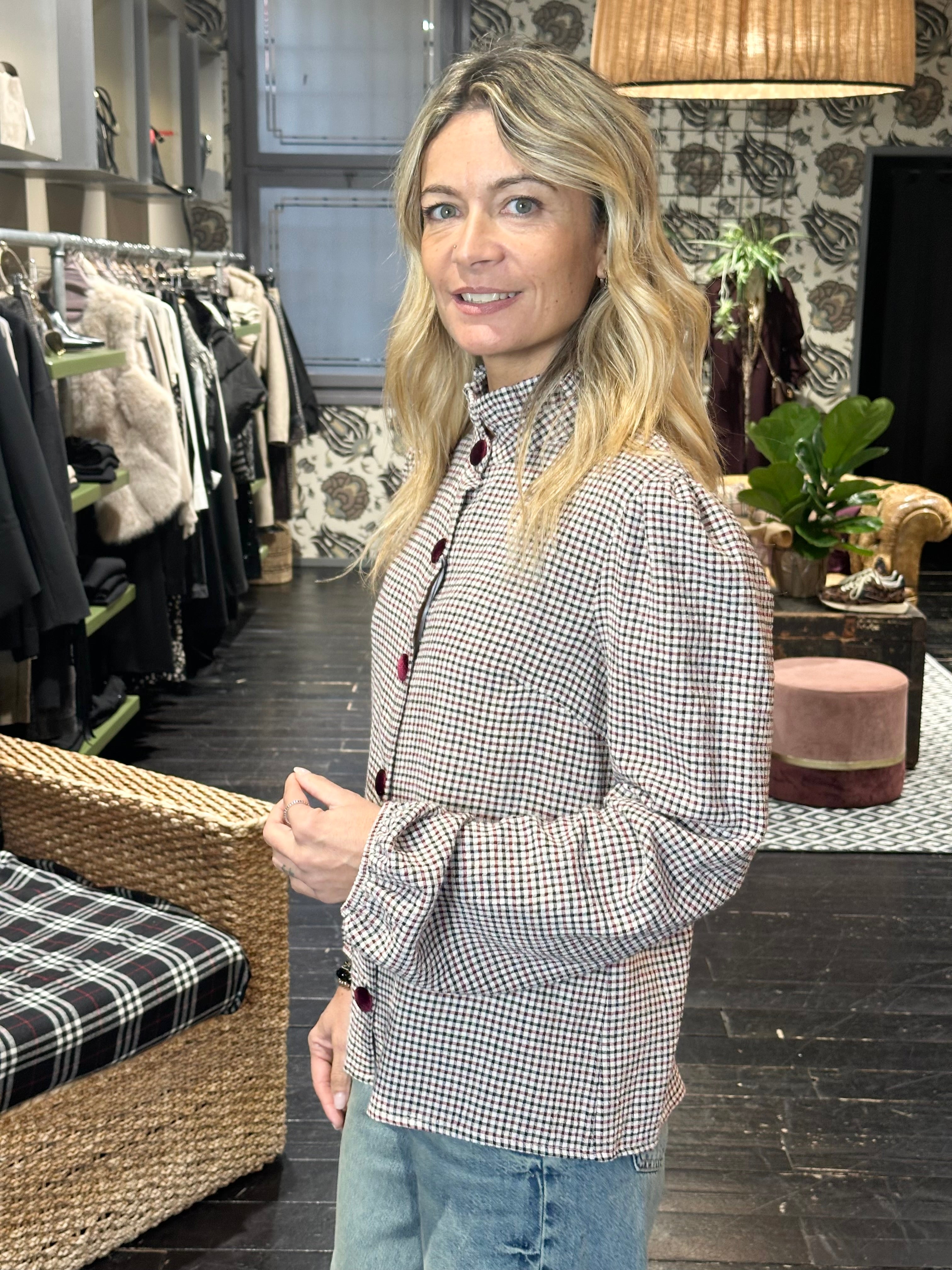 Camicia Romantica Bordeaux _ MI.LE. for soku