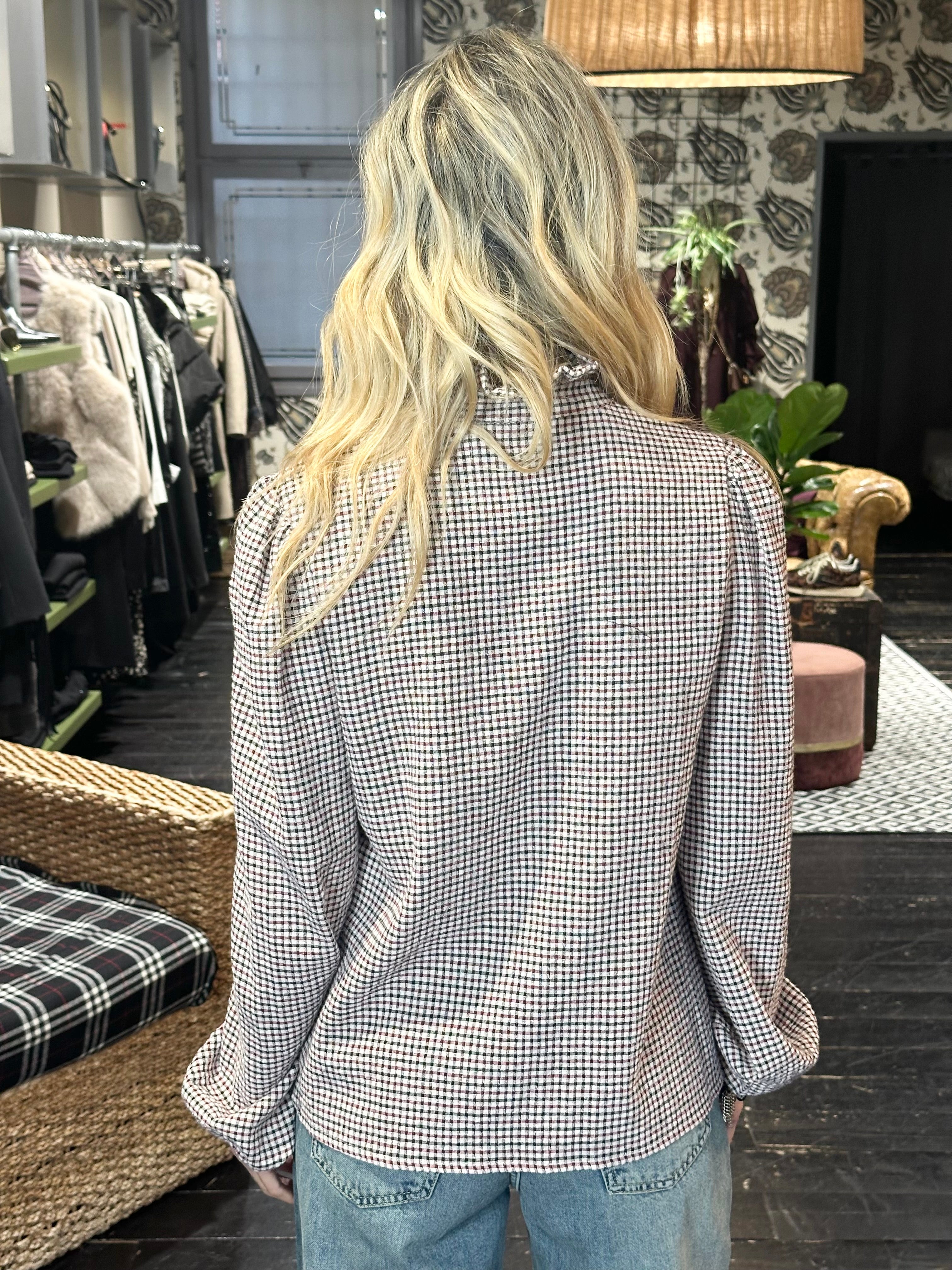 Camicia Romantica Bordeaux _ MI.LE. for soku