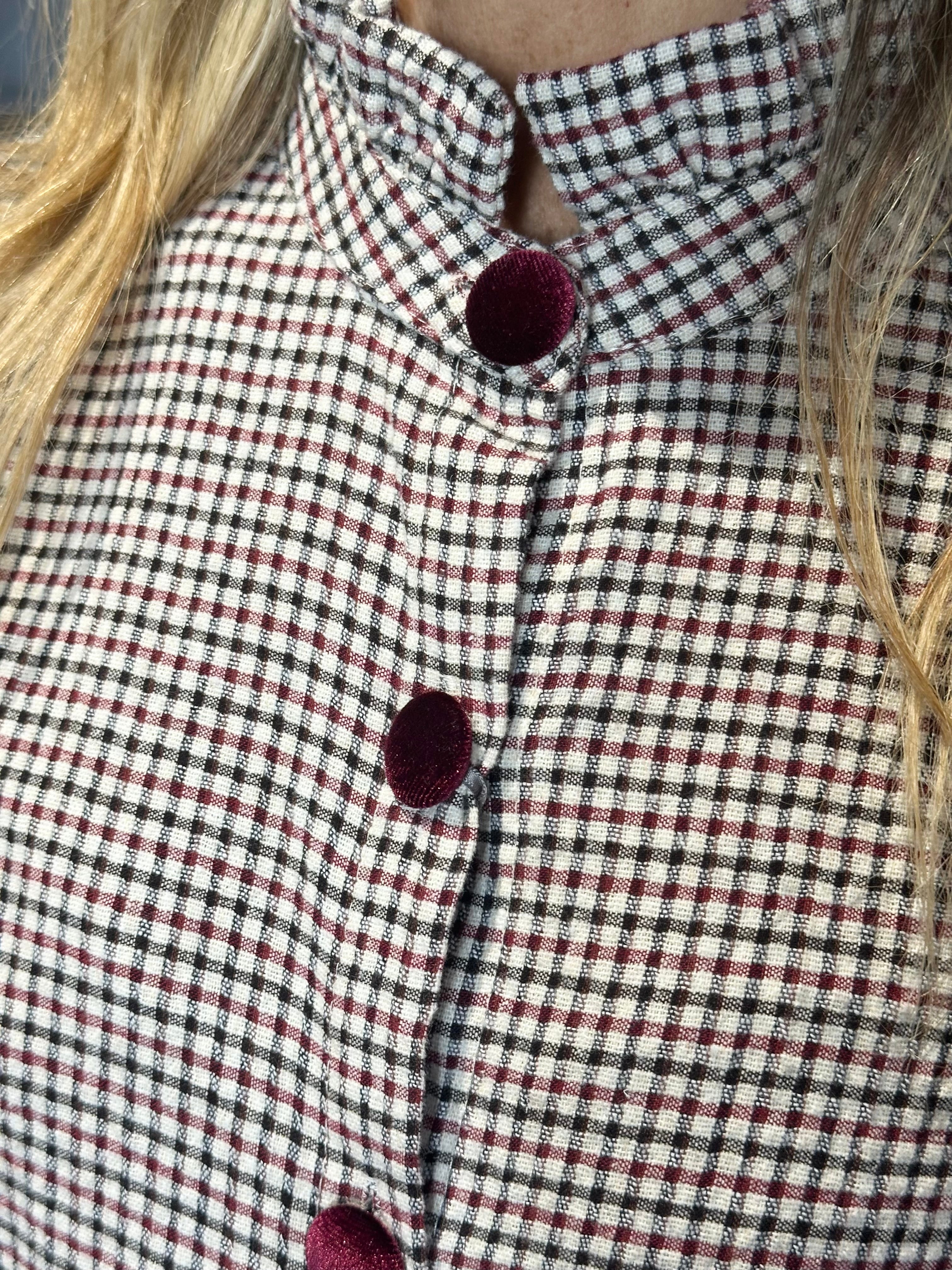 Camicia Romantica Bordeaux _ MI.LE. for soku