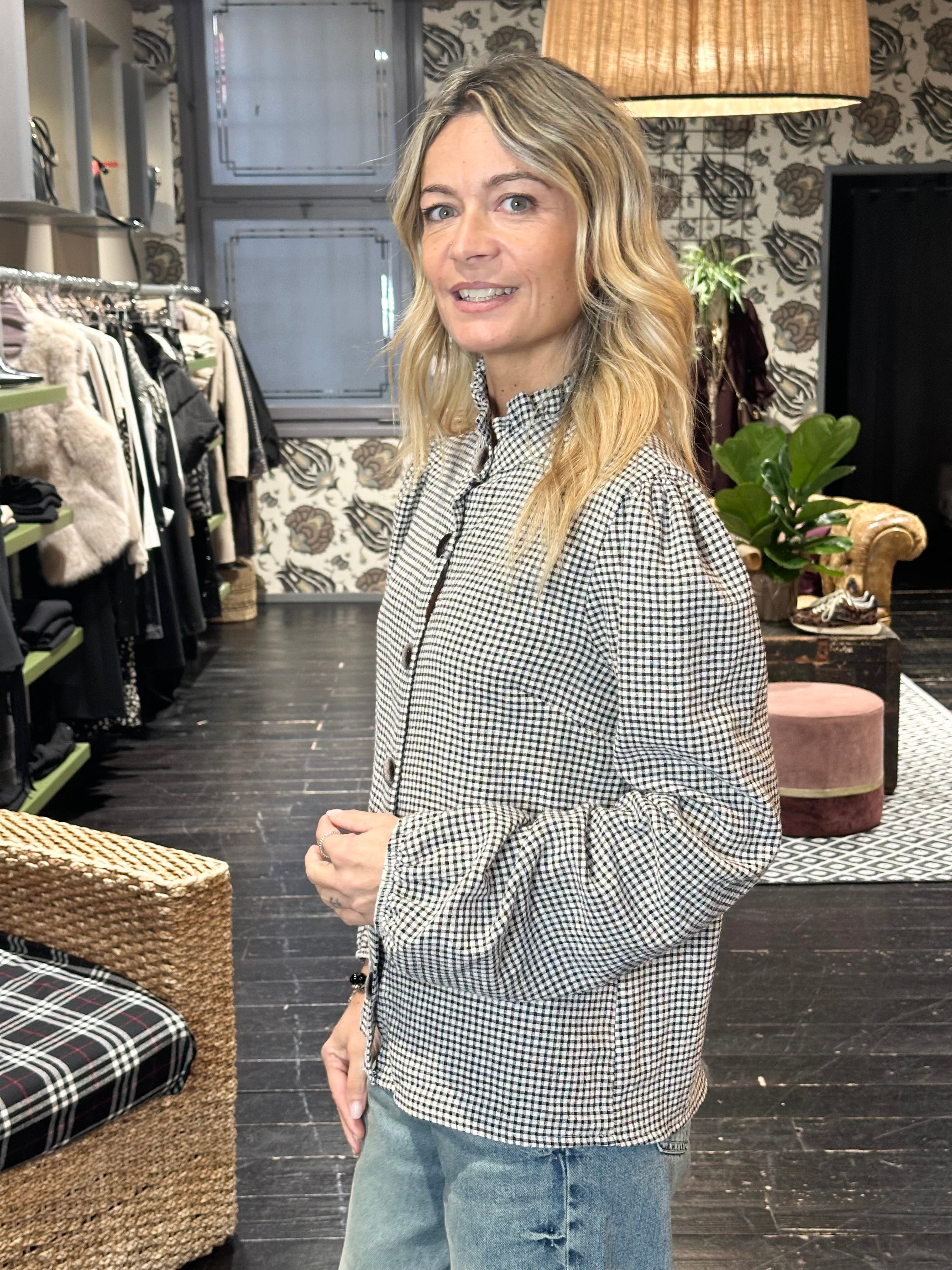 Camicia Romantica Marrone _ MI.LE. for soku