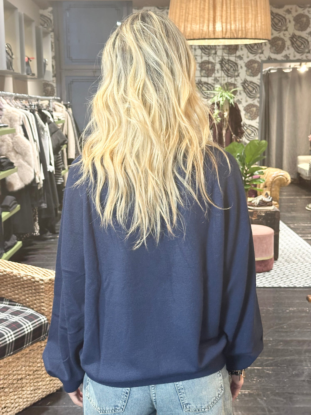 Maglia Dolcevita Blu _ Ottod'Ame