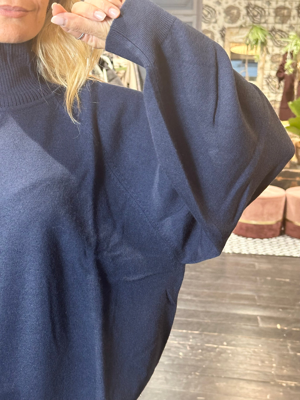 Maglia Dolcevita Blu _ Ottod'Ame