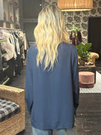 Camicia Scollo V Blu _ Ottod'Ame