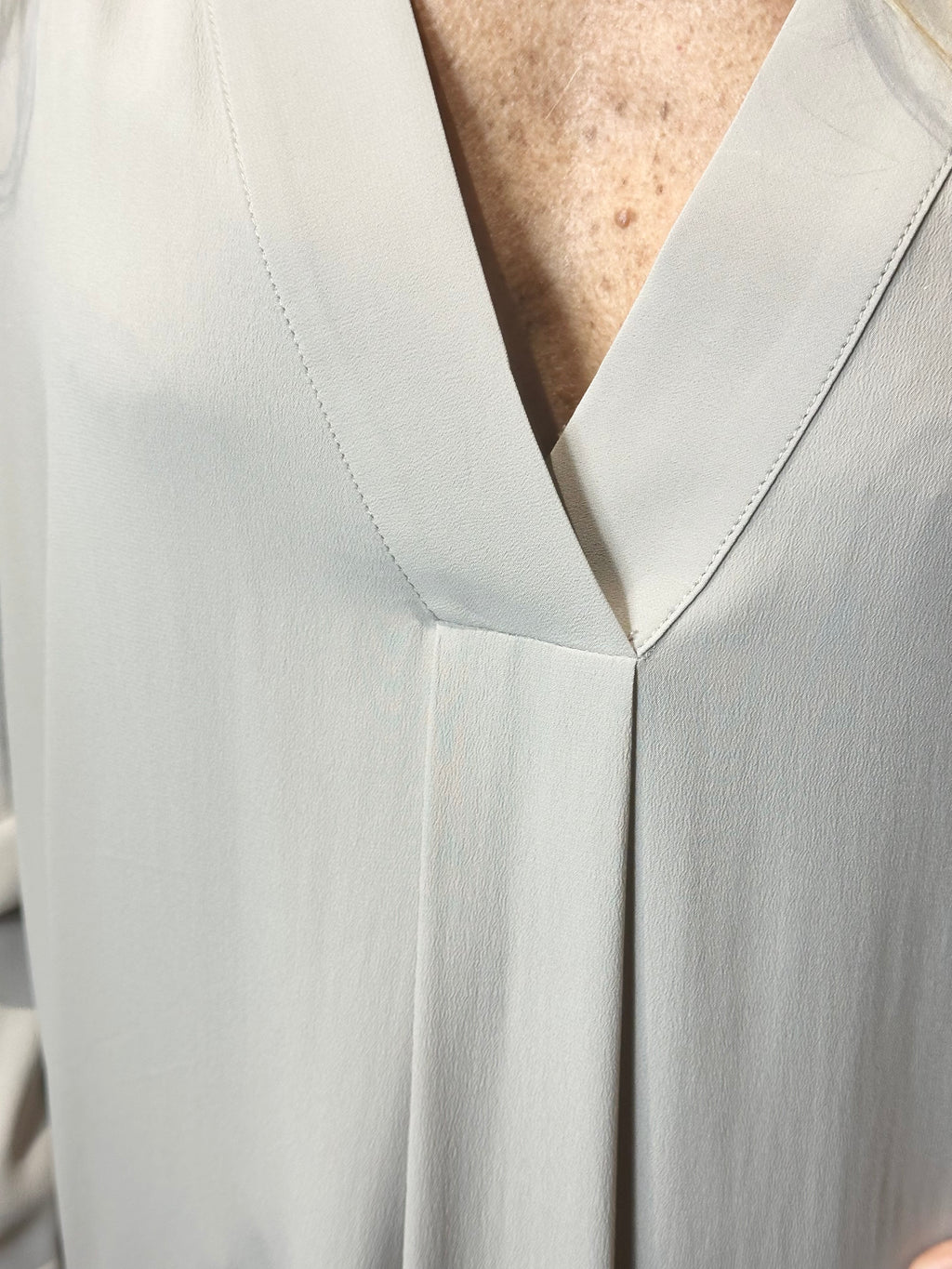 Camicia Scollo V Gesso _ Ottod'Ame