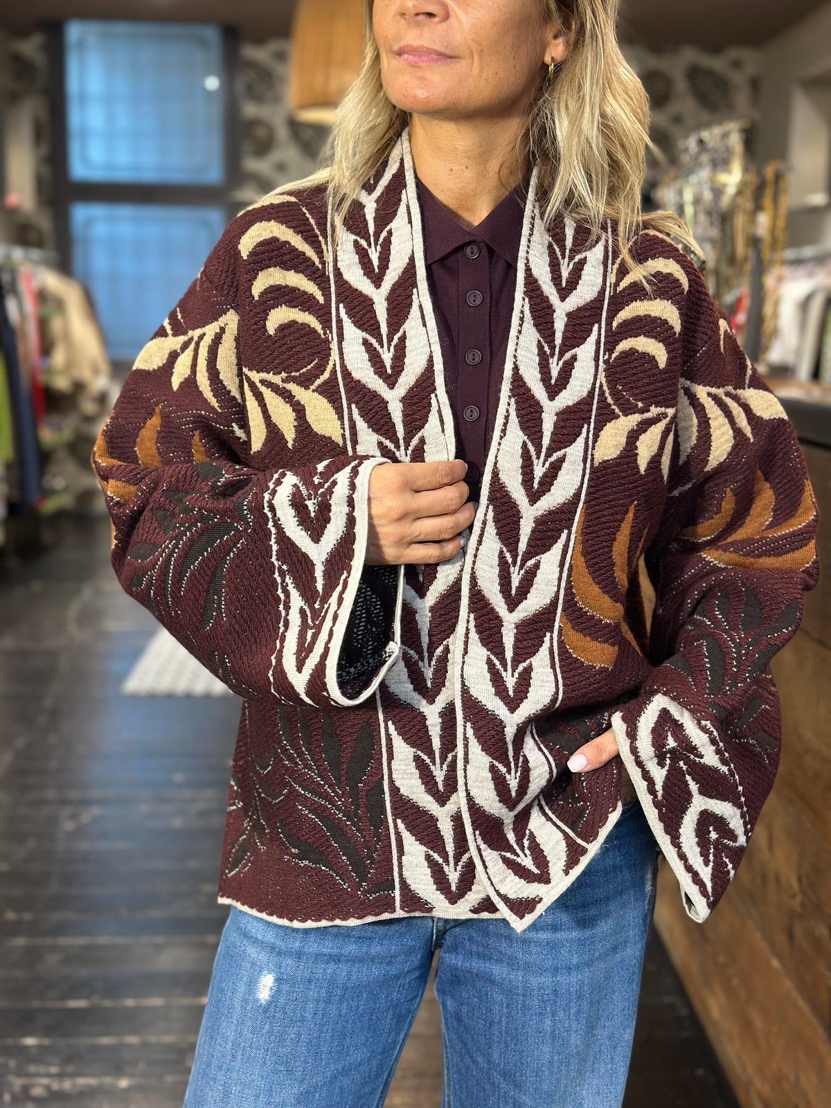 Kimono in Maglia_ Vicolo