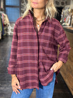 Camicia Check Bordeaux _ MI.LE. for soku