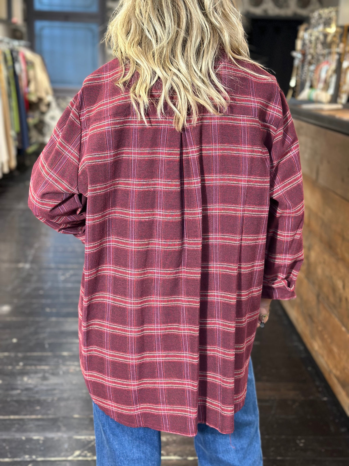 Camicia Check Bordeaux _ MI.LE. for soku