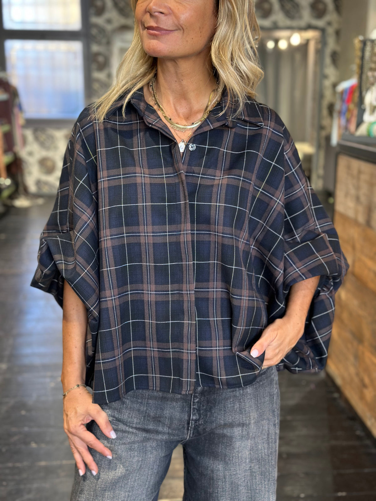 Camicia Check Ampia _ MI.LE. for soku
