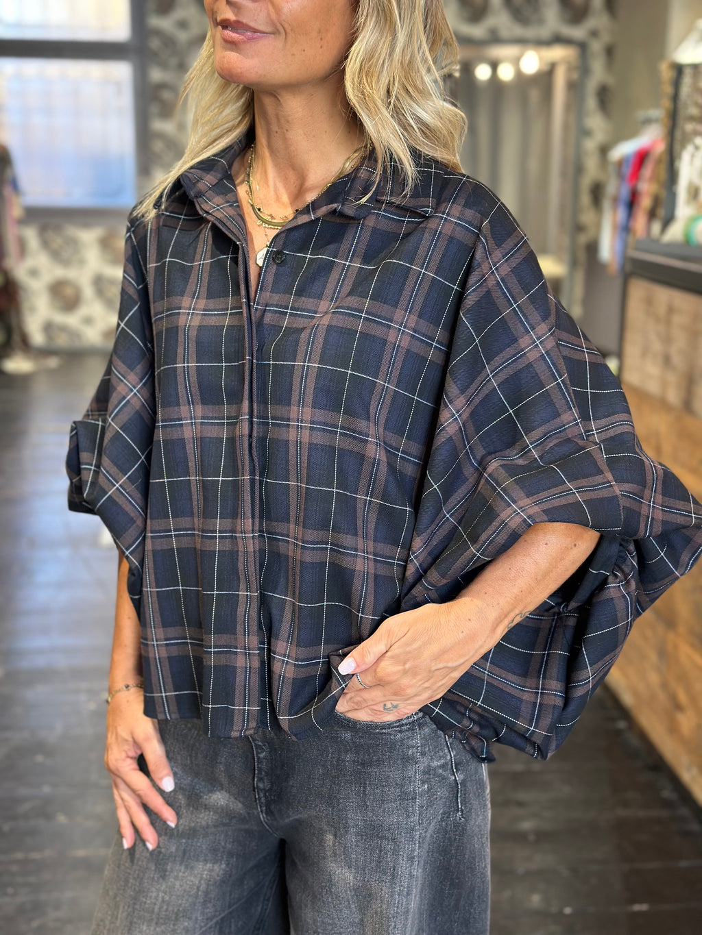 Camicia Check Ampia _ MI.LE. for soku