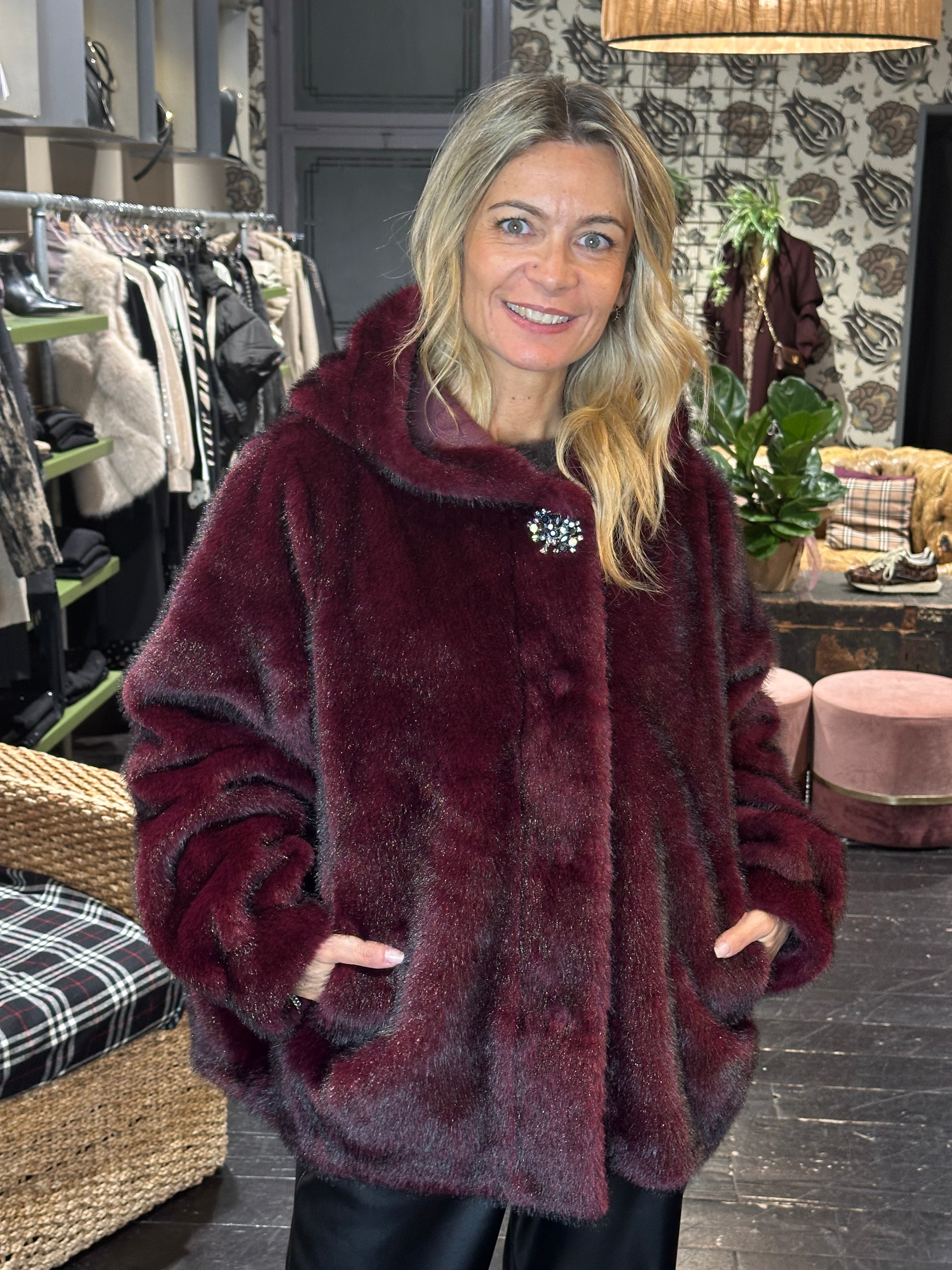 Pelliccia Bordeaux _ MI.LE. for soku