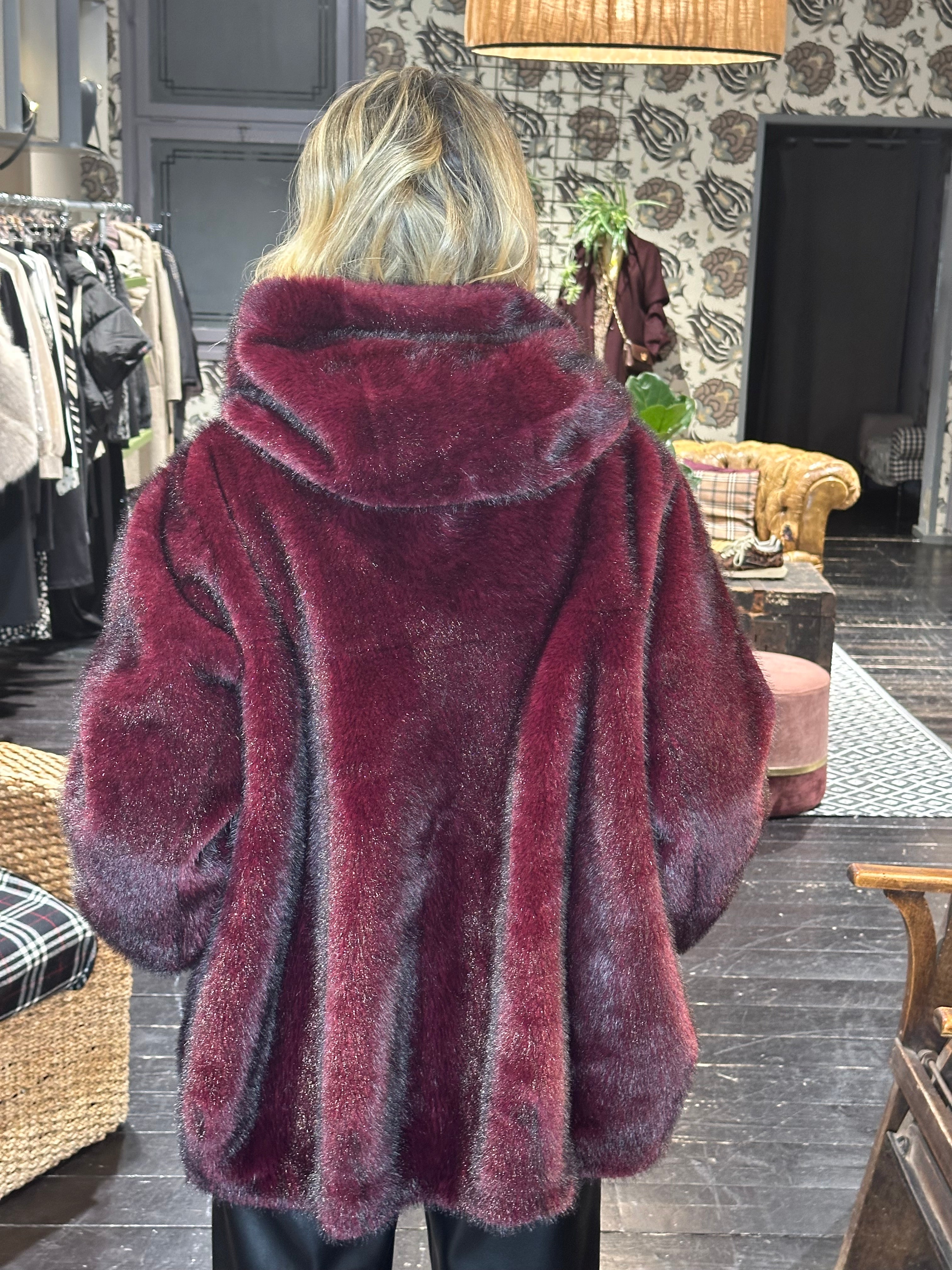 Pelliccia Bordeaux _ MI.LE. for soku