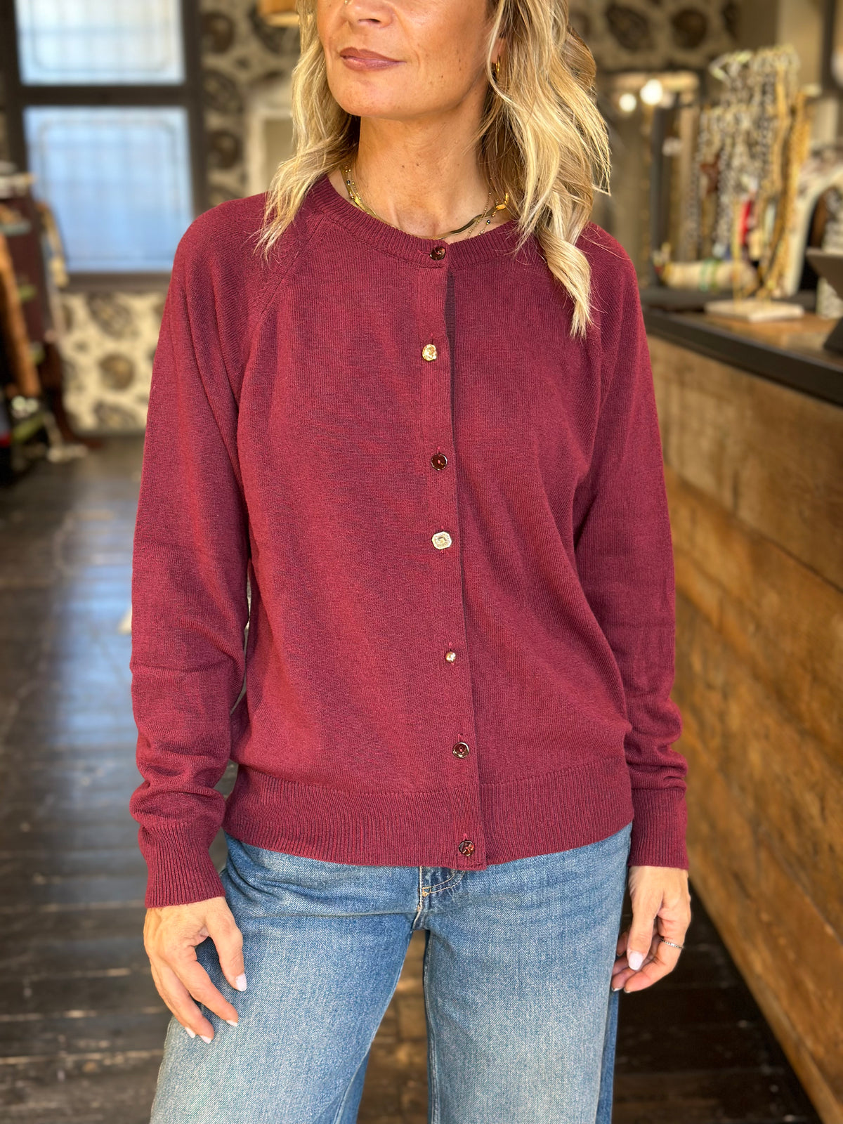 Cardigan Bordeaux _ Vicolo