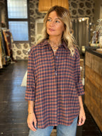 Camicia Check Moro/Bordeaux _ MI.LE. for soku