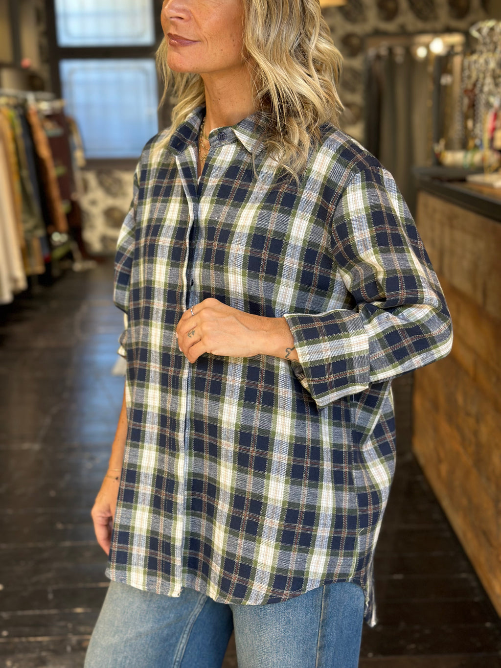 Camicia Check Verde/Blu _ MI.LE. for soku