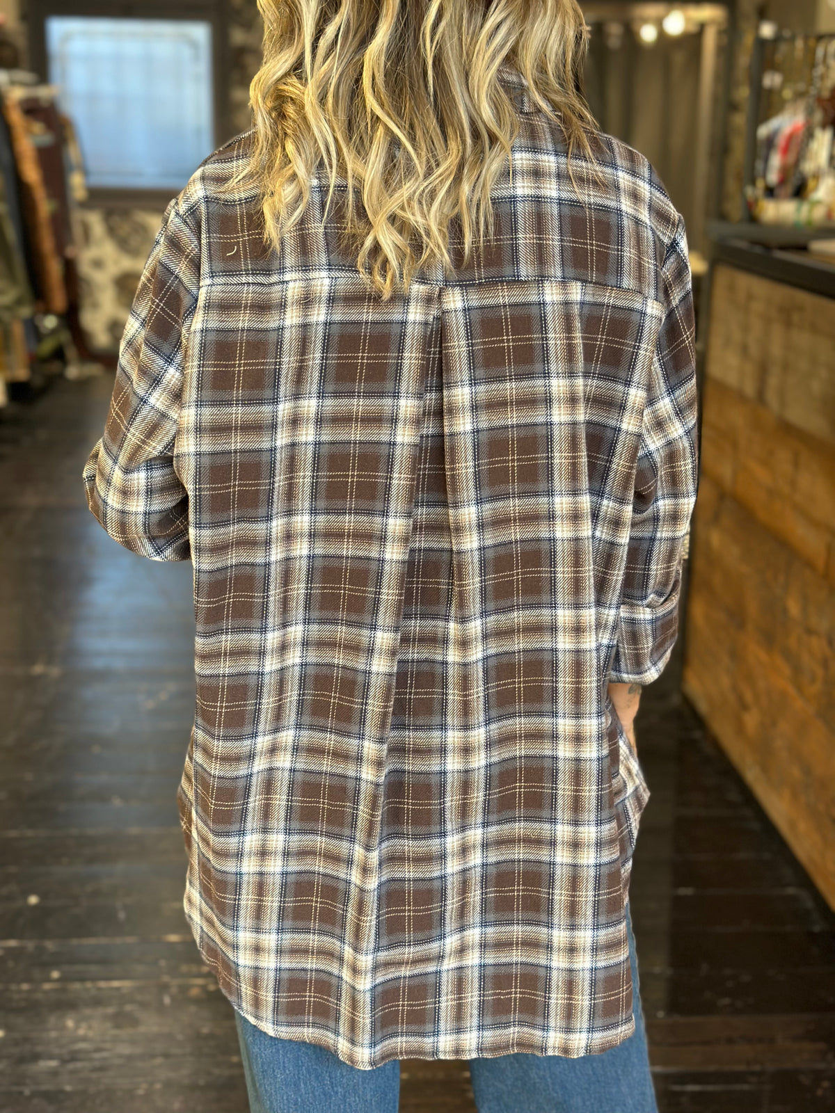 Camicia Check Moro/Panna MI.LE. for soku