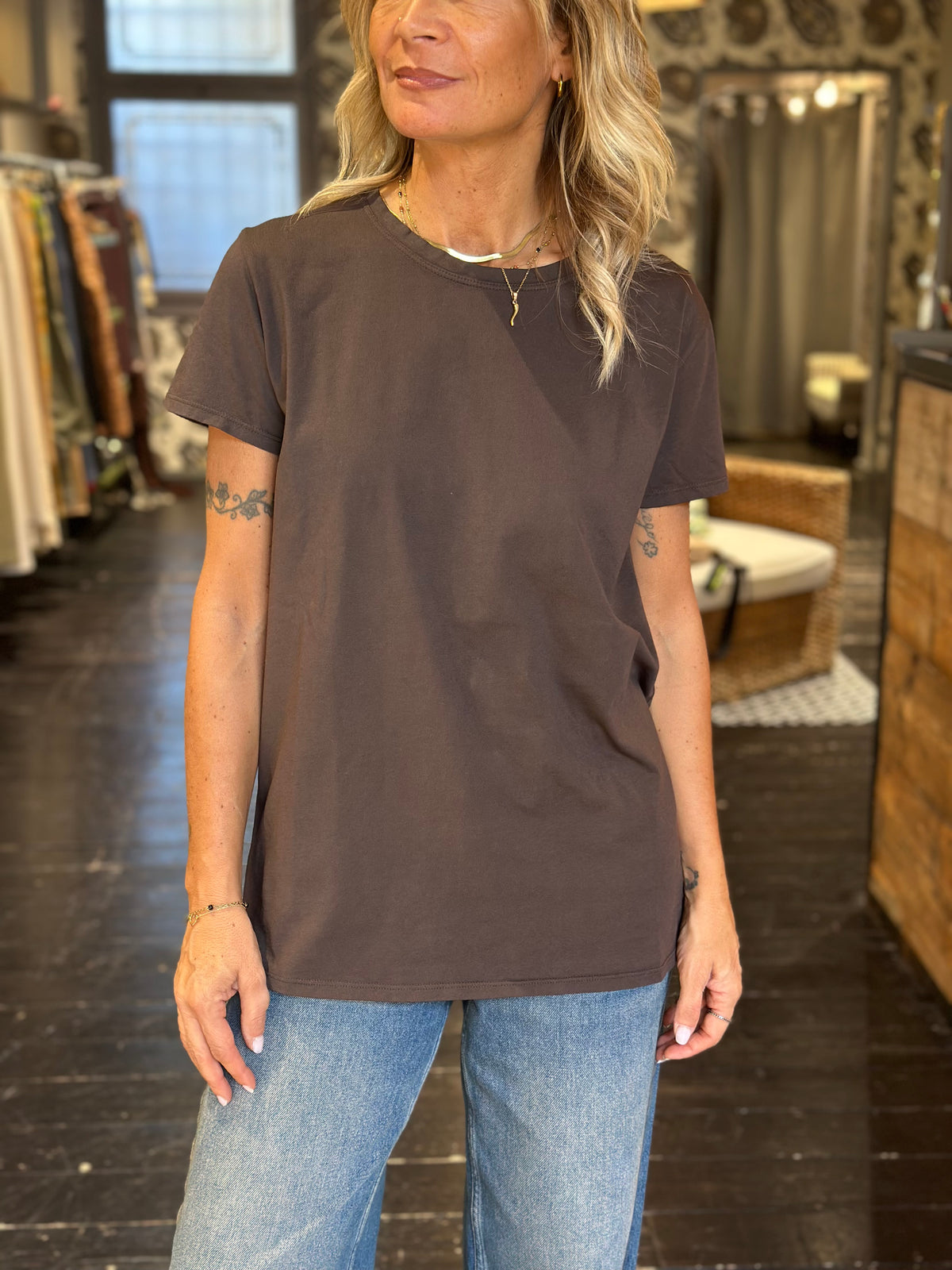 T-Shirt Basica Fondente _ Vicolo