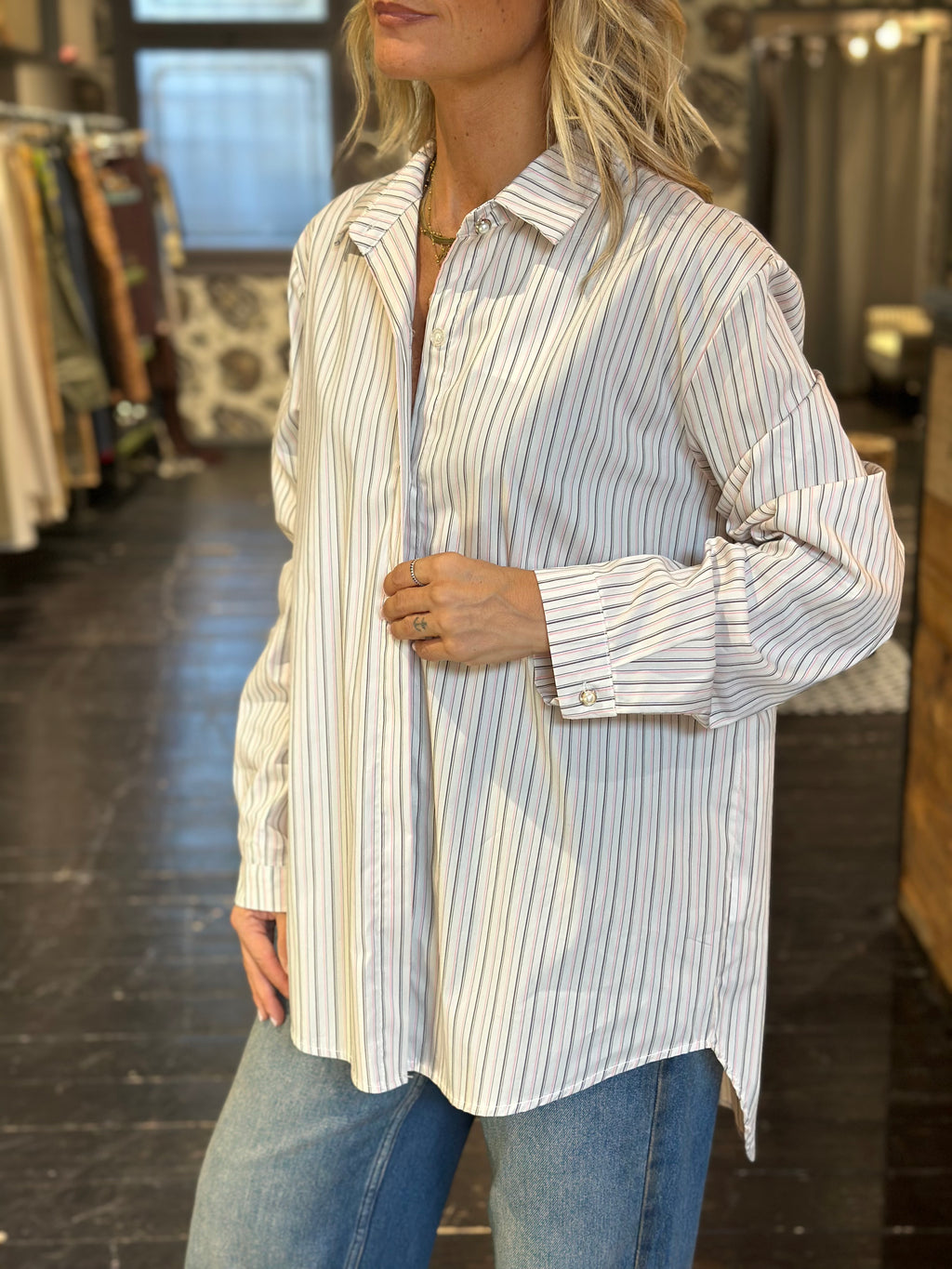 Camicia Riga Moro/Rosa _ MI.LE.for soku
