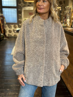 Bomber oversize effetto pelliccetta _ Ottod'ame