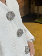 Cardigan Panna Bottoni gioiello _ Extyn