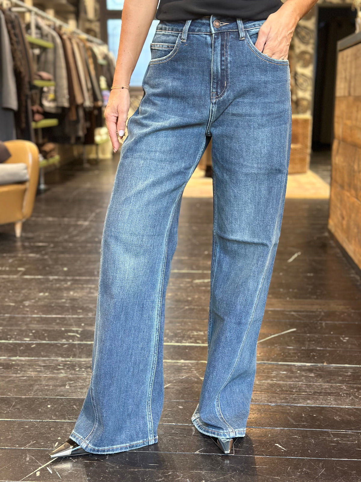 Jeans palazzo Doppia Cucitura | Extyn