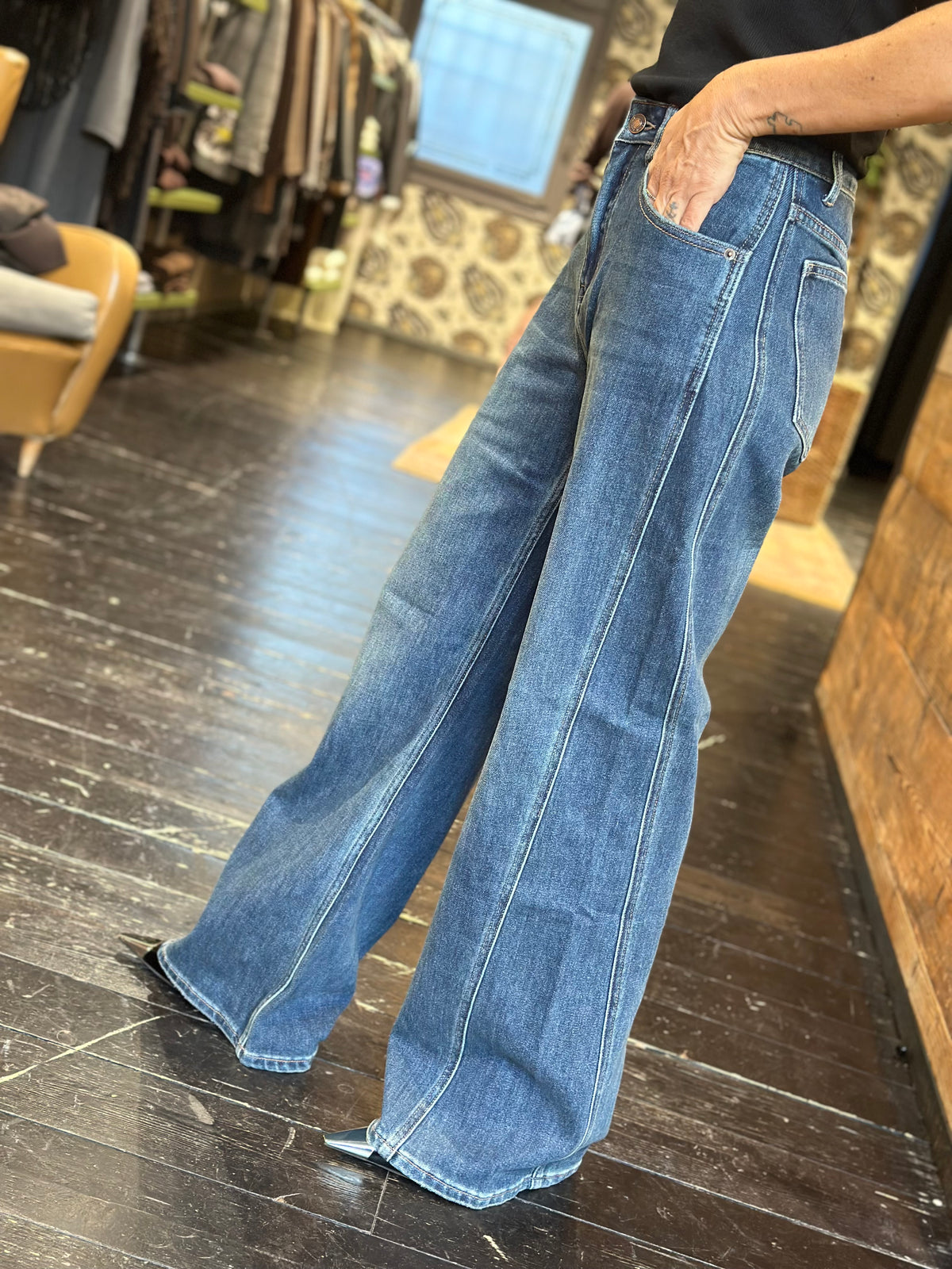 Jeans palazzo Doppia Cucitura | Extyn