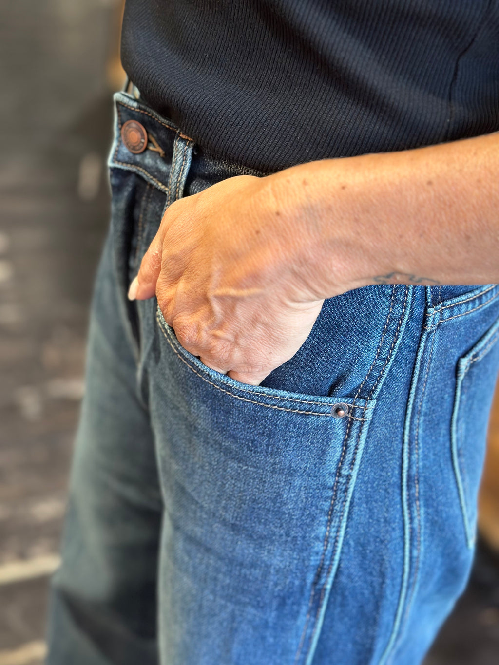 Jeans palazzo Doppia Cucitura | Extyn