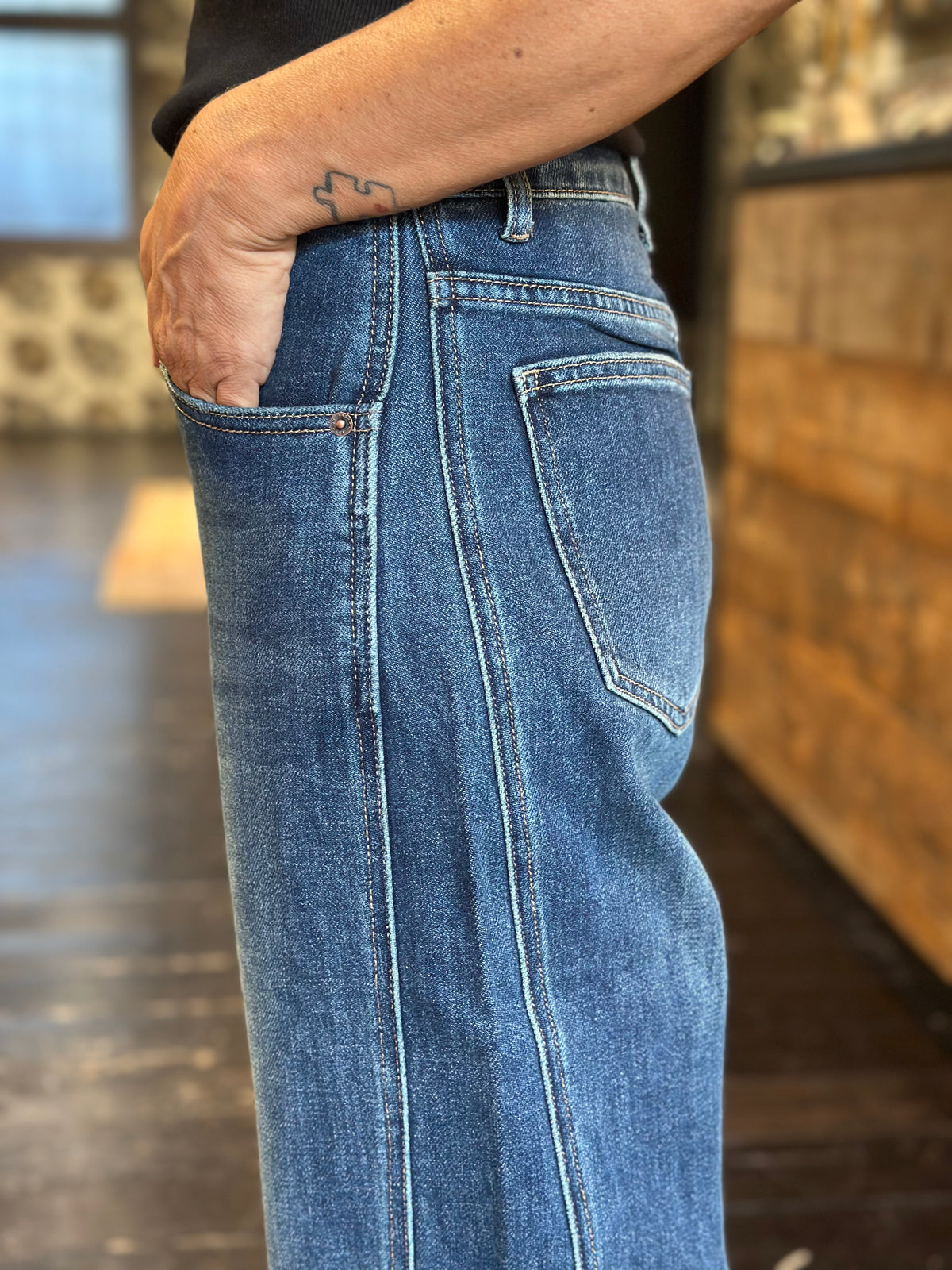 Jeans palazzo Doppia Cucitura | Extyn