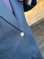 Giacca corta punto Milano nera | Extyn