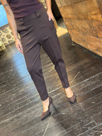 Pantalone sigaretta punto Milano Fondente _ Extyn