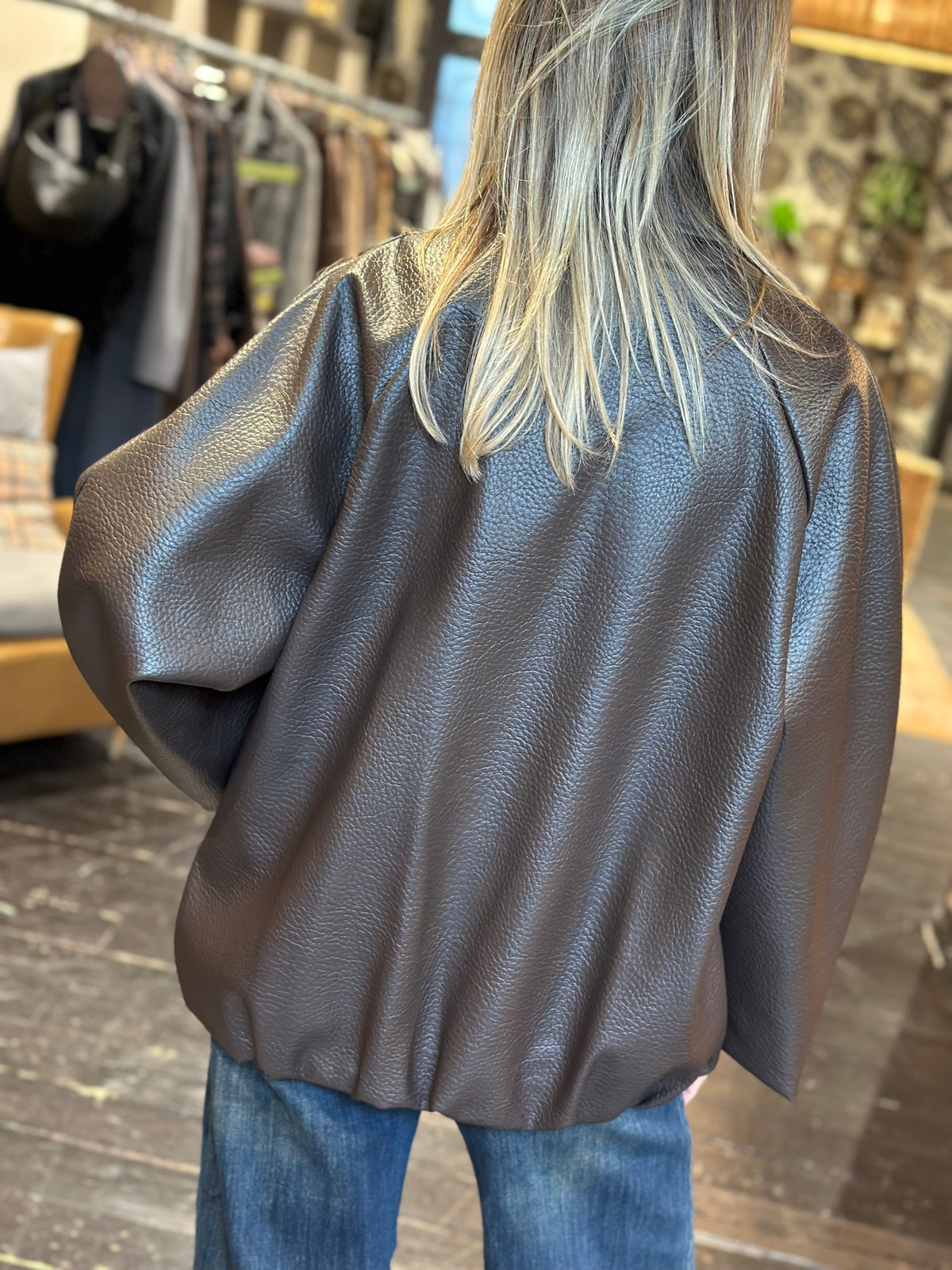 Trench corto in ecopelle | Extyn