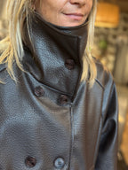 Trench corto in ecopelle | Extyn