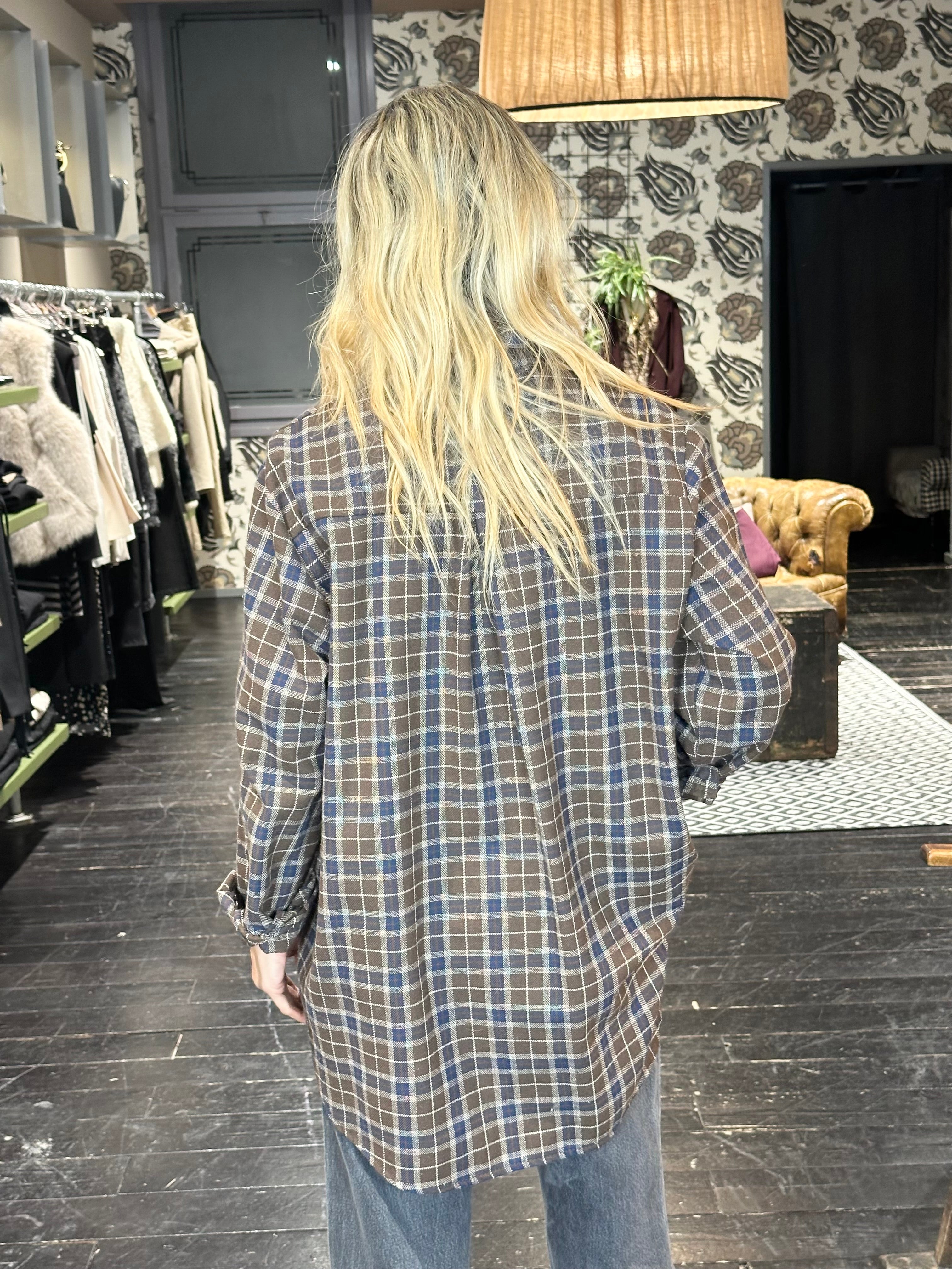 Camicia Check Marrone _ MI.LE. for soku