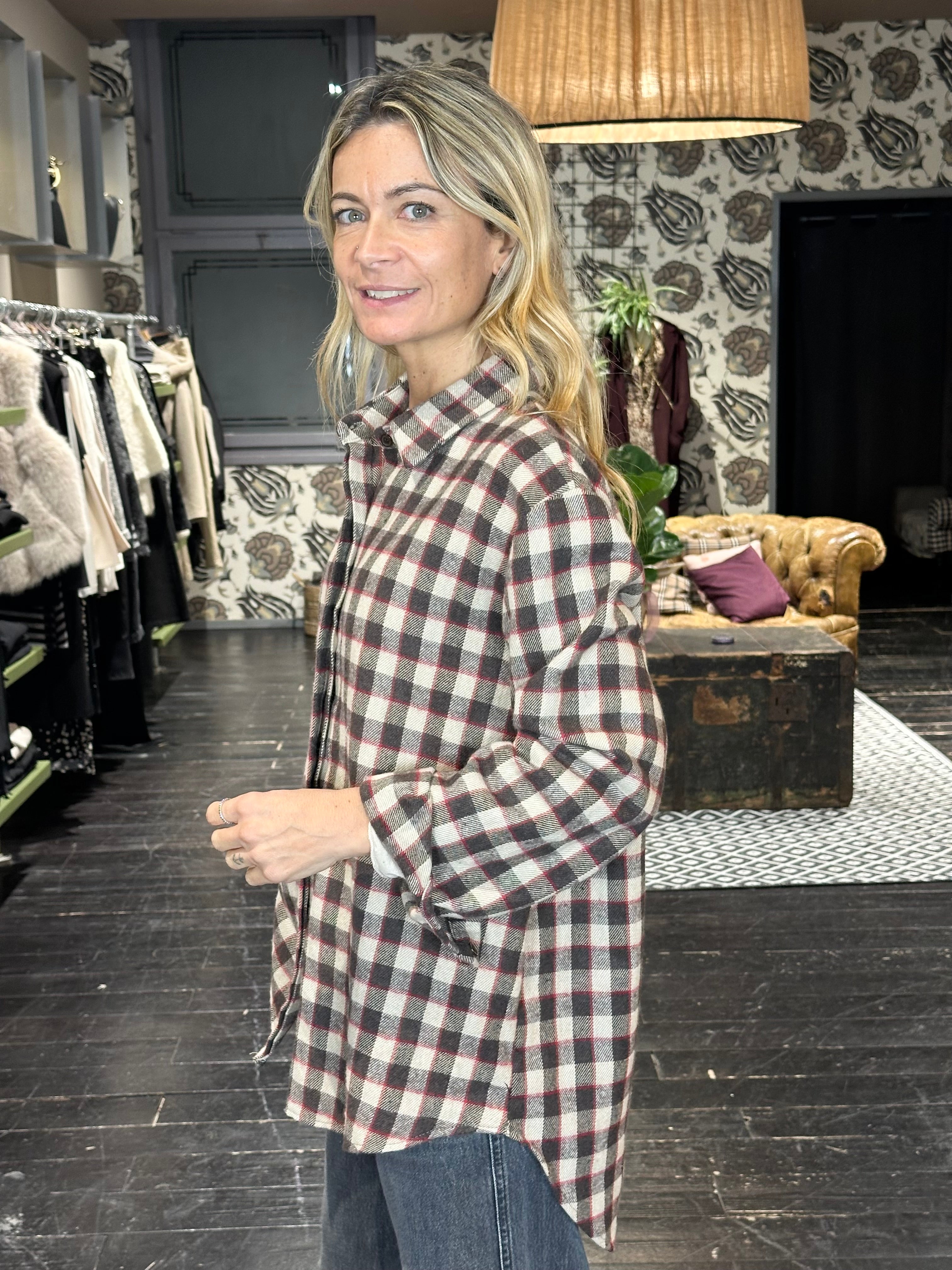 Camicia Check Camel _ MI.LE. for soku