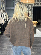 Maglia Maxi Paillettes Marrone _ MI.LE. for soku