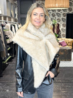 Collo Ecopelliccia Panna _ MI.LE. for soku